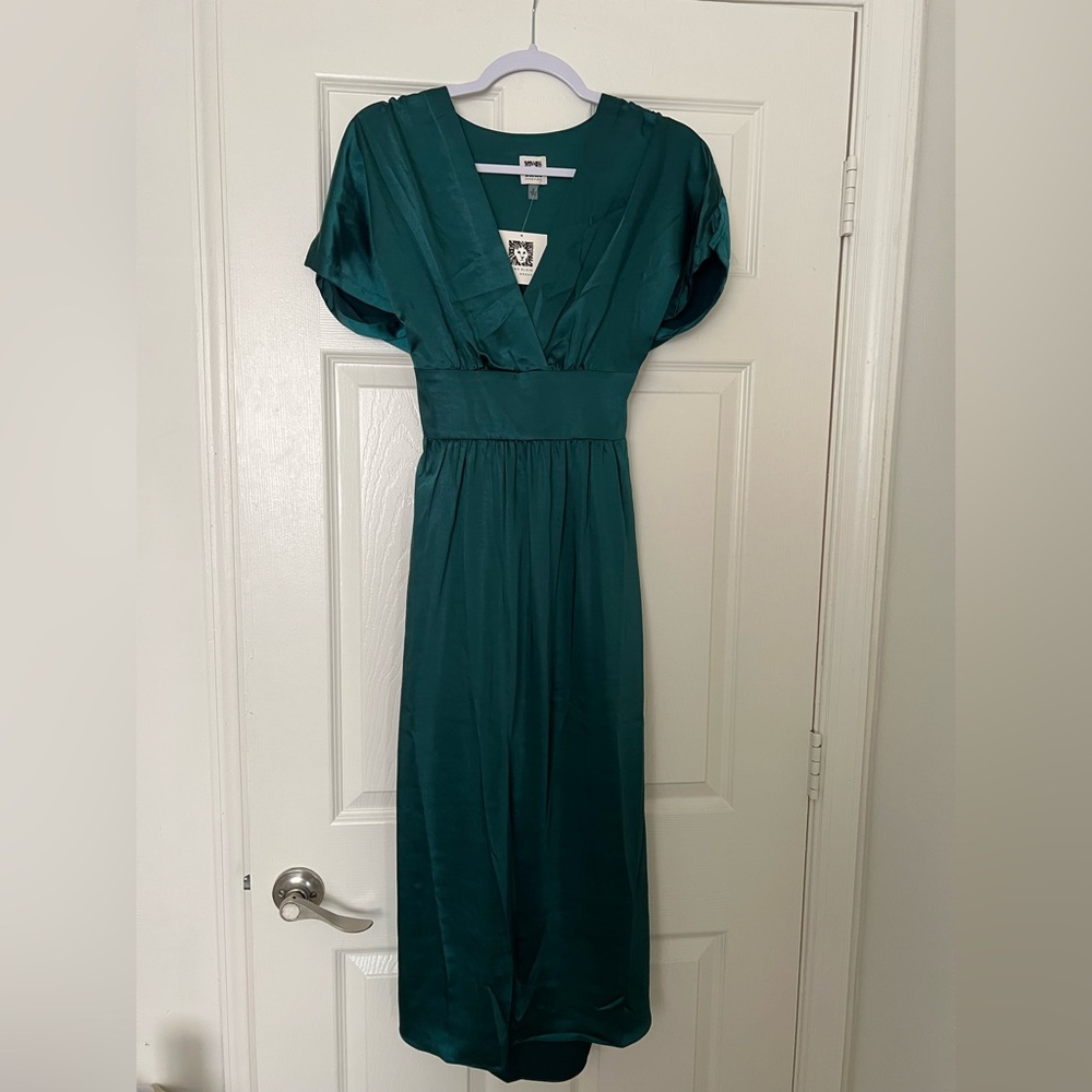 Anne Klein Teal Maxi Dress